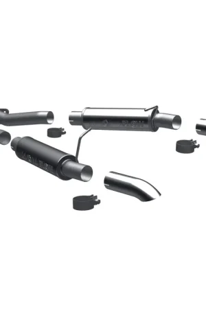 MagnaFlow SYS C/B 86-04 Mustang 2.5inch 4.6/5.0 w/ Turn Downs Free Returns