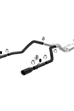 While Supplies Last MagnaFlow 2019 Chevy Silverado 1500 V8 5.3L/V6 4.3L Street Series Dual Exit Exhaust w/ Black Tips