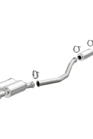 MagnaFlow CatBack 17-18 Honda Civic L4 1.5LGAS Dual Exit Polished Stainless Exhaust Same Day Shipping