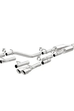 Free Delivery MagnaFlow Cat-Back, SS, 2.5in, Quad Split Rear 3.5in Tip 2015 Dodge Challenger 3.6L V6