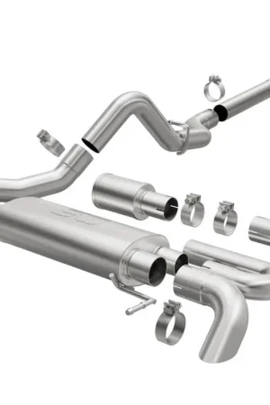 Genuine MagnaFlow 2021 Ford Bronco Overland Series Cat-Back Exhaust w/ Single Straight Driver Exit- No Tip