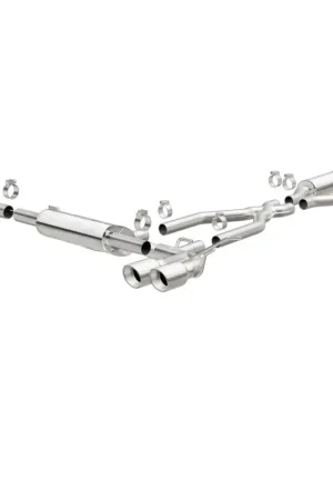 MagnaFlow Cat Back, SS, 2.5in, Quad Split Polish 4in tip 14-15 Jeep Grand Cherokee 3.6L/5.7L V6/V8 Price Cut