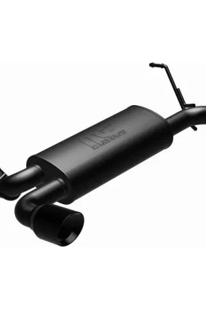 Cheap MagnaFlow 07-17 Jeep Wrangler JK 3.8/3.6L Dual Split Rear Exit Black Axle-Back Exhaust