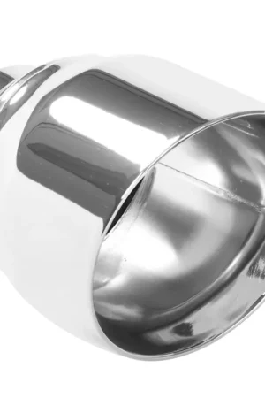MagnaFlow Tip Stainless Double Wall Round Single Outlet Polished 4.5in DIA 2.5in Inlet 5.75in Length Seasonal Sale