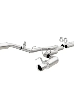 Price Drop MagnaFlow Cat Back, SS, 2.5in, Competition, Dual Split Polish 4.5in Tips 2015 Ford Mustang Ecoboost