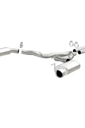 MagnaFlow Cat Back, SS, 3in, Street, Dual Split Polished 4.5in Tips 2015 Ford Mustang GT V8 5.0L Grab Now