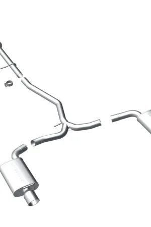 MagnaFlow 11-13 Ford Explorer V6 3.5L SS Catback Exhaust Dual Split Rear Exit w/ 3.5in SS Tips Direct From Manufacturer