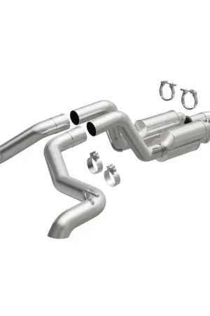 MagnaFlow Cat-Back 2021 Jeep Wrangler 6.4L Rock Crawler Series Dual Exit Stainless Exhaust Crafted