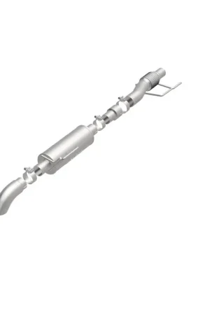 MagnaFlow Cat-Back, SS, 2.5/3in, Turn Down In Front Rear Tire 2015 Ford F150 2.7L V6T Ext Cab Authentic