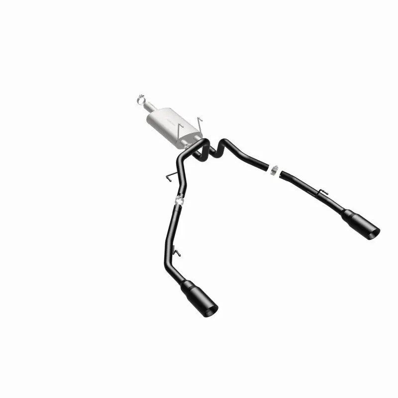 Magnaflow 09-15 Dodge Ram 1500 V8 Dual Spilt Rear Exit Black Stainless C/B Perf Exhaust Markdown