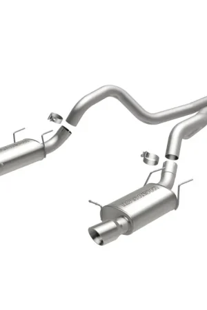 MagnaFlow 13 Ford Mustang Dual Split Rear Exit Stainless Cat Back Performance Exhaust (Street) Buy Online