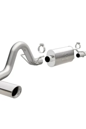 Hot Deal MagnaFlow Cat-Back 2016 Toyota Tacoma TRD 3.5L V6 SS 3in Single Pass Side Exit Rear 4in Tip