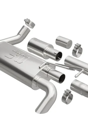 MagnaFlow 07-18 Jeep Wrangler JK Overland Series Axle-Back Exhaust System Same Day Shipping