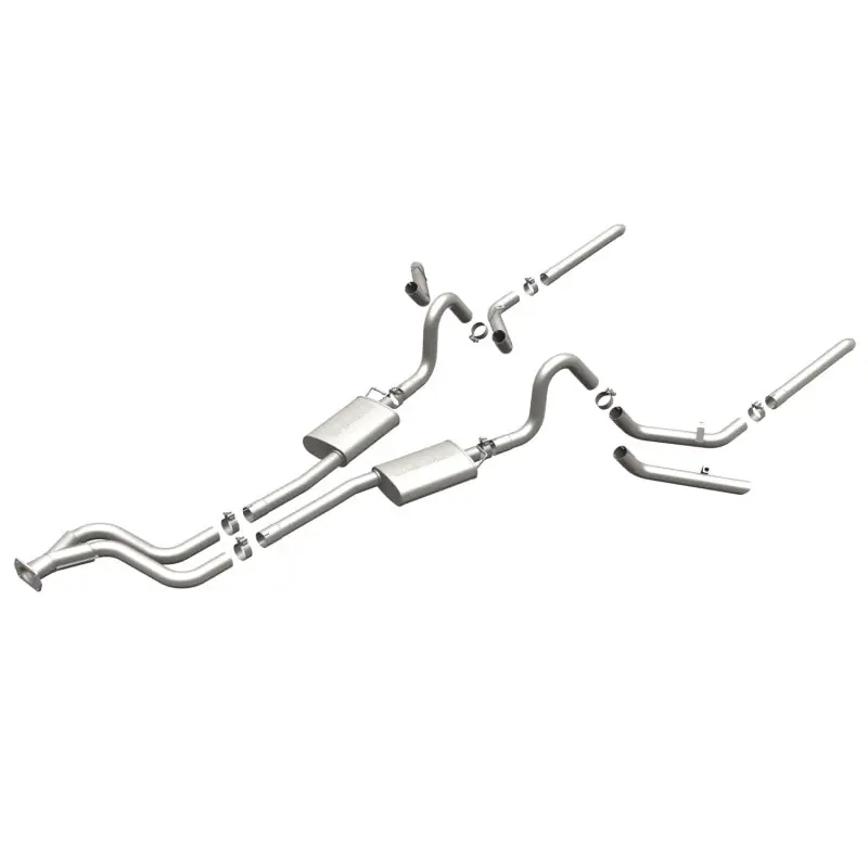 MagnaFlow SYS C/B 84-87 Buick Regal V6 3.8L Turbocharged SS 2.5in Street Series Dual Split Rear Exit Budget