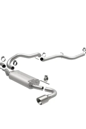 MagnaFlow 10-12 Mazda 3 L4 2.5L Hatchback Split Rear Exit Stainless Cat Back Performance Exhaust In Demand