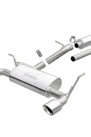 MagnaFlow Cat-Back 12-16 Jeep Wrangler GT 3.6L V6 Polished Tips Flash Sale