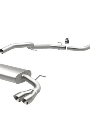 MagnaFlow 12 Ford Focus L4 2.0L HB Single Straight P/S Rear Exit Stainless Cat Back Perf Exhaust Clearance