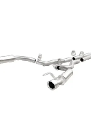 MagnaFlow Cat Back, SS, 2.5in, Competition, Dual Split Polished 4.5in Tips 2015 Ford Mustang V6 3.7L Free Shipping