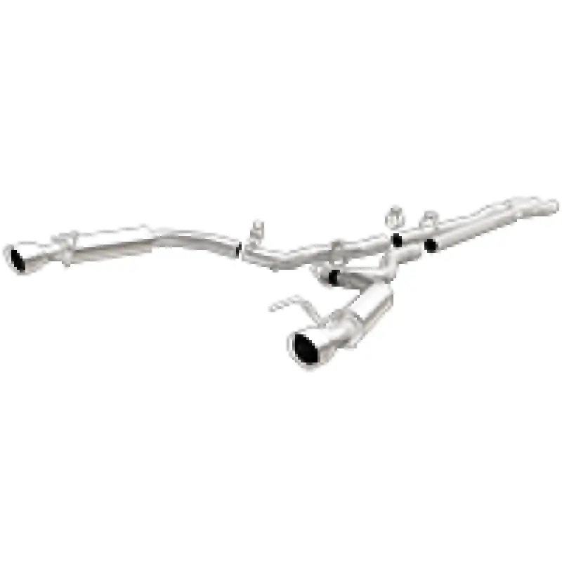 MagnaFlow Cat Back, SS, 2.5in, Competition, Dual Split Polished 4.5in Tips 2015 Ford Mustang V6 3.7L Free Shipping