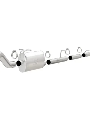 Certified MagnaFlow Sys C/B 11-15 Ford Super Duty F250 6.2L EC CC, SS 3.5in Single Rear Pass Side Ext 5in Tip
