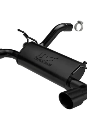 MagnaFlow 2018+ Jeep Wrangler 3.6L Dual Black Tip Axle-Back Exhaust Same Day Shipping
