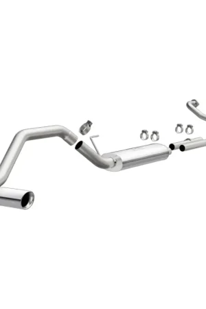 MagnaFlow CatBack 07-15 Nissan Titan V8 LGAS/LFLEX Single MF Polished Stainless Exhaust Trending