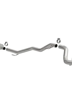 Handmade MagnaFlow 2020 Jeep Gladiator 2.5in Rock Crawler Series Single Rear Exit SS Cat-Back Exhaust w/o Tip