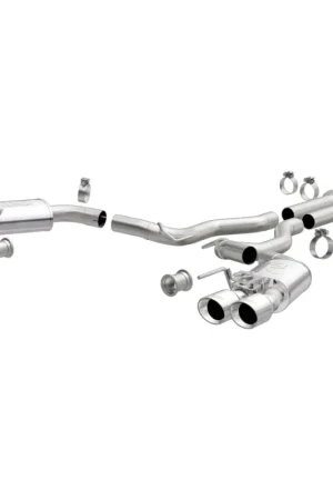 Professional Grade MagnaFlow SYS Cat-Back 2018 Ford Mustang GT 5.0L Street Dual Exit Polished 4in Tips