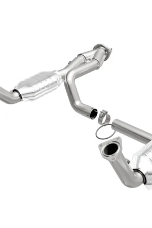Direct From Manufacturer MagnaFlow Conv DF 02-06 Cadillac Escalade / 02-06 Chevy Avalanche 5.3L Dual Conv Y-Pipe Assembly 2WD