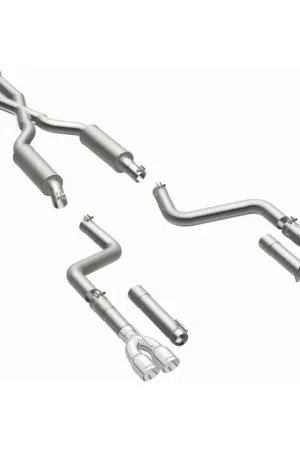 Crafted MagnaFlow 2017+ Dodge Challenger 409 SS Polished 3in Quad Tips Cat-Back Exhaust