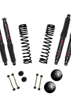 Direct From Manufacturer Skyjacker 2020 Jeep Gladiator (JT) - Rubicon Suspension Lift Kit w/ Black Max Shocks