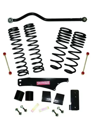 Skyjacker 2007-2018 Jeep Wrangler JK 2 Door 4WD Long Travel 3.5in-4in Lift Kit w/Black Max Shocks Clearance