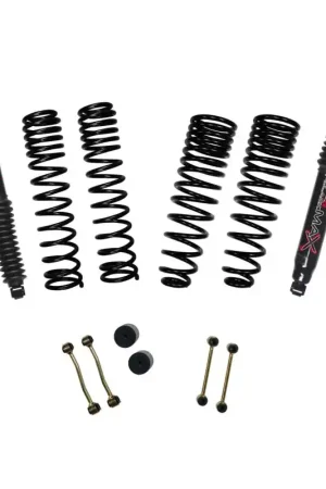 Secure Checkout Skyjacker 2020 Jeep Gladiator JT - Rubicon Suspension Lift Kit 2.5in Fr 1.5in Rr w/ Blk Max Shocks