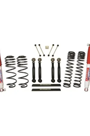Best Seller Skyjacker 97-02 Jeep TJ 4in D-Rate Long Travel Kit w/ Adj. FR/RR Lower Flex Links/Nitro 8000 Shocks