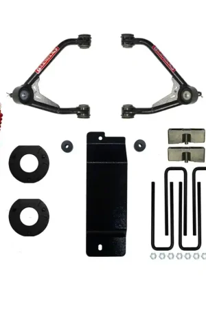 Fast Shipping Skyjacker 2014-2016 GM 1500 4WD (w/Cast UCA) 3.5-4in UCA Lift Kit w/Rear Hydro 7000 Shocks