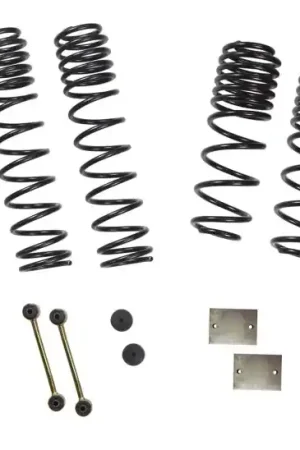 Skyjacker 2018 Jeep Wrangler JL 4 Door 4WD (Non-Rubicon) Long Travel 2 Stage 1in-1.5in Coil System Fan Favorite