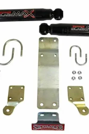Genuine Skyjacker 2007-2017 Jeep Wrangler (JK/JKU) (Use w/ JK717TR) Dual Steering Damper Kit w/ Black Max