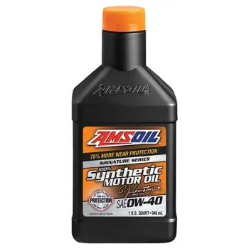 While Supplies Last Amsoil Signature Series 0w-40 Synthetic Motor Oil