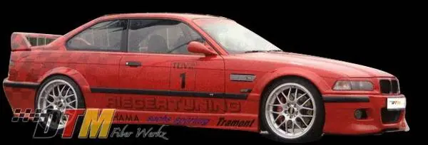 BMW 3 Series DTM Fiberwerkz RG Style Fender Flares - E36-FENDER-F Price Cut