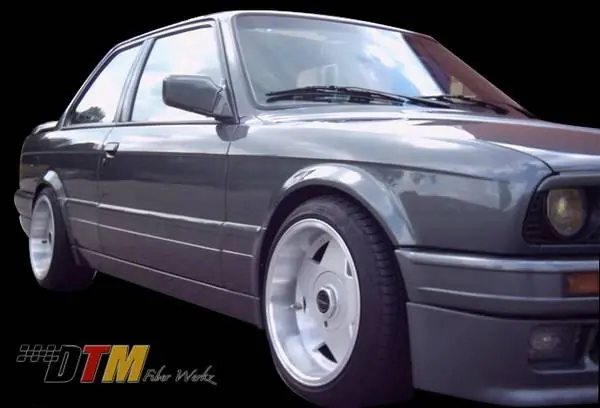 Price Cut BMW 3 Series DTM Fiberwerkz Mtech II Style Side Skirts with Door Panels - E30-MTECH-II
