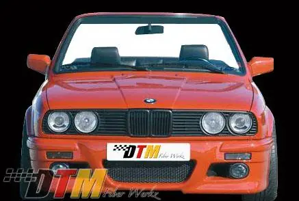 BMW 3 Series DTM Fiberwerkz RG M3 Style Front Bumper - E30-RG-E46-M Budget