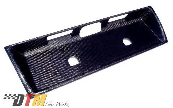 Must Have BMW 3 Series DTM Fiberwerkz Euro Rear Plate Filler- CFRP - E30-EURO-REA