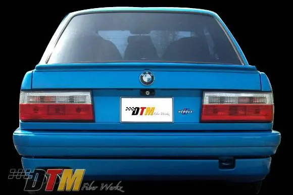 Bargain BMW 3 Series DTM Fiberwerkz Hartge Style Rear Apron - E30-HARTGE-S