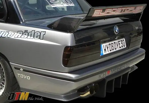 BMW 3 Series DTM Fiberwerkz GTR Style Rear Bumper - E30-M3-GTR-S Best Seller