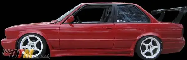 Handmade BMW 3 Series DTM Fiberwerkz RG GTS Style Side Skirts - E30-RG-GTS-S
