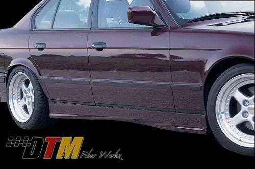 BMW 5 Series DTM Fiberwerkz M3 E36 Style Side Skirts - E34-M3-SIDES One Day Deal