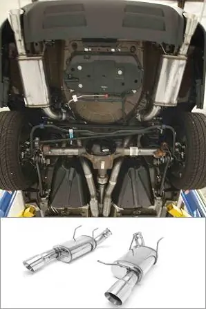 Ford Mustang Magnaflow Street Series Axle -Back Exhaust System - Split Dual - with Polished Tips - 3 Inch - 15593 Express Delivery