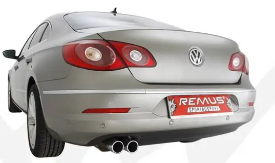 Premium Volkswagen Passat Remus Sports Label Rear Muffler Silencer without Tips - 956007-098