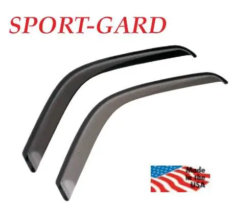 Dodge Ram GT Styling Sport-Gard Side Window Deflector - Front Doors - Smoke - 2PC - 40123 Fast Shipping