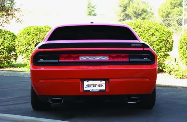 Express Delivery Dodge Challenger GT Styling Rear Taillight Blackout - Small - Carbon Fiber - GT4165X